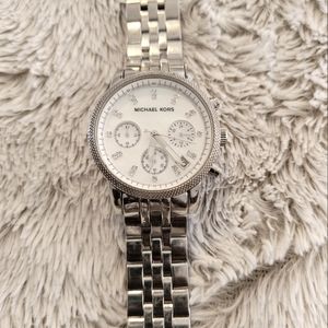 Michael Kors Women's Ritz Silver-Tone Watch MK5020
